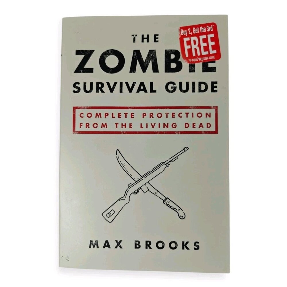 The Zombie Survival Guide Max Brooks Paperback 2003 First Edition Horror Zombies